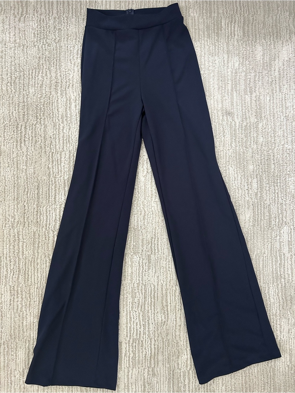 Fashion Nova Navy High-Rise Wide-Leg Pants